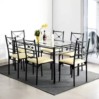 Tottus Juego de comedor isadora 6 sillas oferta