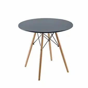 Tottus Mesa de comedor lisboa negra oferta