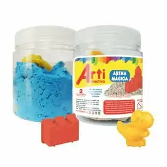 Tottus Arena magica pote x200gr + 2 moldes oferta