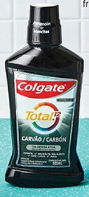 Plaza Vea Enjuague bucal COLGATE Total 12 carbón fr x 500 ml oferta