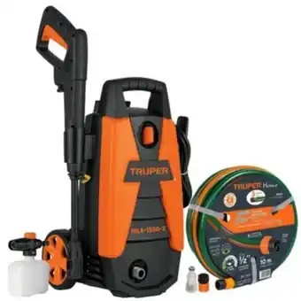 Maestro Hidrolavadora portátil truper 1500 psi + manguera de 10m oferta