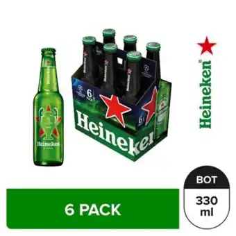 Maestro Six pack de cerveza heineken de 330 ml oferta