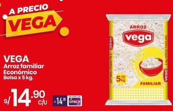 Vega VEGA Arroz familiar Económico Bolsa x 5 kg. oferta