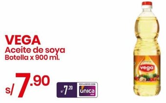VEGA Aceite de soya Botella x 900 ml.