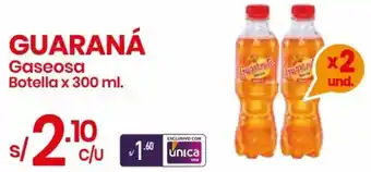 Vega GUARANÁ Gaseosa Botella x 300 ml. oferta