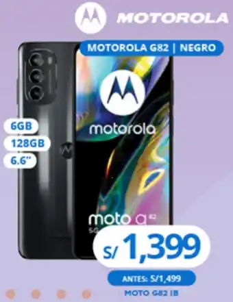 Tiendas EFE A MOTOROLA MOTOROLA G82 | NEGRO oferta