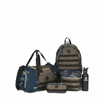 Tottus Mochila mega pack 093 set 5 pcs camo strap oferta