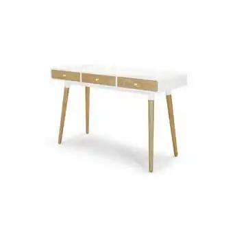 Tottus Escritorio edelweiss fresno y blanco oferta