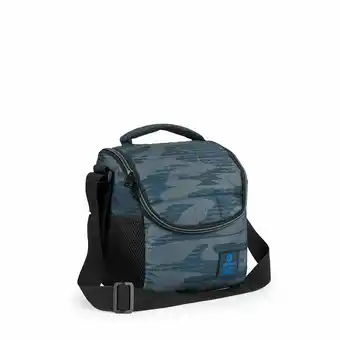 Tottus Lonchera break 003 lunch bag blue camo oferta