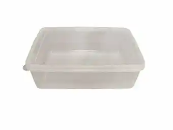 Tottus Caja transparente con tapa m oferta