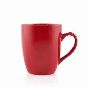 Tottus Mug 350ml moon shape rojo oferta