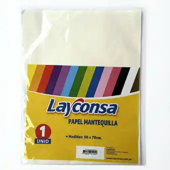 Tottus Papel mantequilla 50x70 pqtx1 oferta