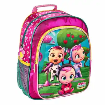 Tottus Mini mochila scool cry babies 3d almohada con 2 bolsillos oferta