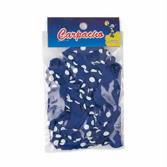 Tottus Globo diseno bolas azul x 12 un oferta