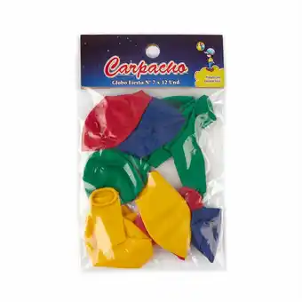 Tottus Globo fiesta n7 colores oscuros x 12 un oferta