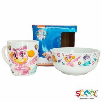 Tottus Scool set ceramica 2 piezas paw patrol m oferta