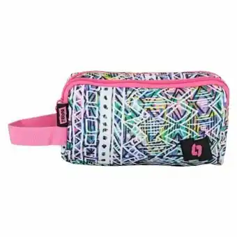 Tottus Cartuchera tropa zipper preta oferta