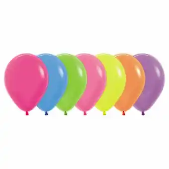 Tottus Globos r9 neon surtido x7 und oferta