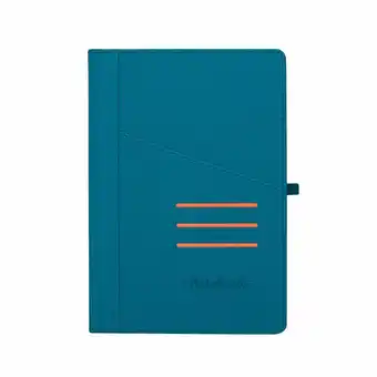 Tottus Notebook smart azulino + lapicero azul oferta