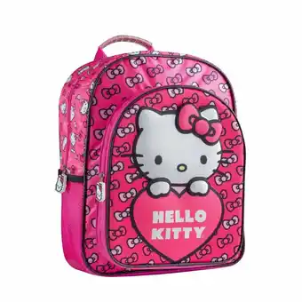 Tottus Mini mochila scool hello kitty con 2 bolsillos oferta