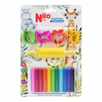 Tottus Nilo plastilina blx12 col+4 corta+1 rodi oferta