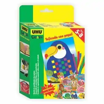 Tottus Uhu creativ tejiendo con papel oferta