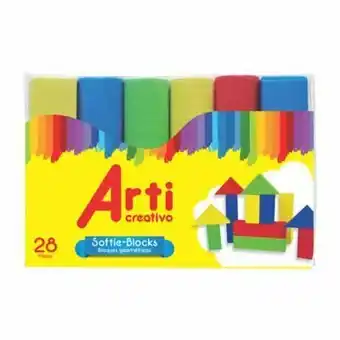 Tottus Bloques geométricos 28 piezas oferta