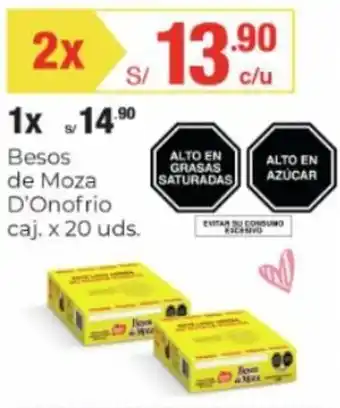 Besos de Moza D'Onofrio caj. 2x 20 uds.