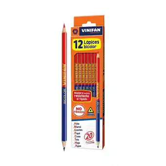 Tottus Vinifan lapiz bicolor x12un oferta