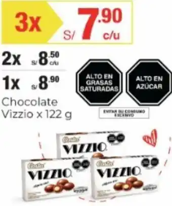 Metro Chocolate Vizzio 3 x 122 g oferta