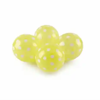 Tottus Globo diseno bolas amarillo x 12 un oferta