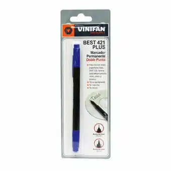 Tottus Marcador best 421 plus azul oferta