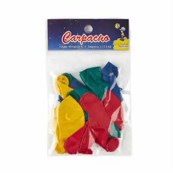 Tottus Globo metalico n9 colores oscuros x12 un oferta