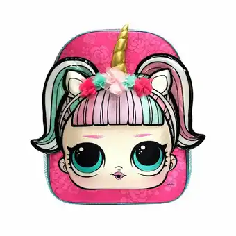 Tottus Mini mochila scool premium lol 3d con capucha oferta