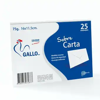 Tottus Sobre carta 11.5 x16cm x 25unidades oferta