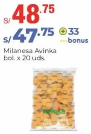Metro Milanesa Avinka bol. x 20 uds. oferta