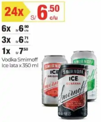 Metro Vodka Smirnoff Ice lata 24 x 350 ml oferta