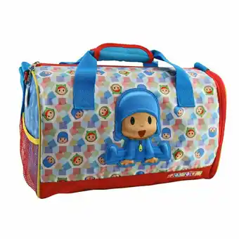 Tottus Maletin scool pocoyo deluxe de tela con bolsillos oferta
