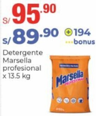 Metro Detergente Marsella profesional x 13.5 kg oferta