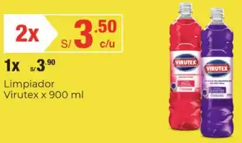 Metro Limpiador Virutex 2 x 900 ml oferta