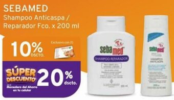 Mifarma SEBAMED Shampoo Anticaspa / Reparador Fco. x 200 ml oferta