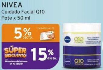 Mifarma NIVEA Cuidado Facial Q10 Pote x 50 ml oferta