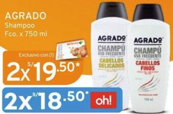 Mifarma AGRADO Shampoo Fco. 2 x 750 ml oferta