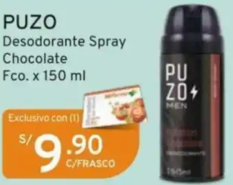 Mifarma PUZO Desodorante Spray Chocolate Fco. x 150 ml oferta