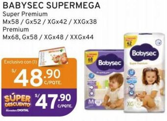 Mifarma BABYSEC SUPERMEGA Super Premium Mx58 / GX52/XGX42/XXGX38 Premium Mx68, Gx58/XGX48 / XXGX44 oferta