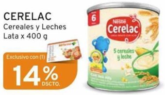 Mifarma CERELAC Cereales y Leches Lata x 400 g oferta
