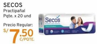 Mifarma SECOS Practipañal Pqte. x 20 und oferta
