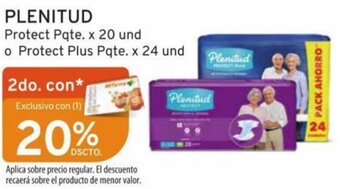 Mifarma PLENITUD Protect Pqte. x 20 und o Protect Plus Pqte. x 24 und oferta