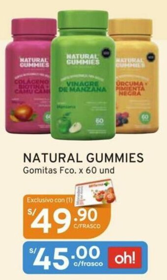 Mifarma NATURAL GUMMIES Gomitas Fco. x 60 und oferta