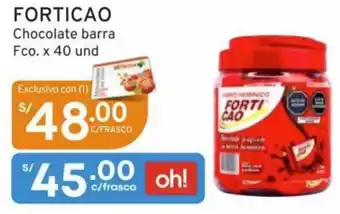 Mifarma FORTICAO Chocolate barra Fco. x 40 und oferta